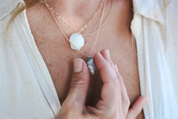 Spiral Seashell Pendant