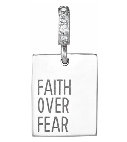 Faith Over Fear Pendant
