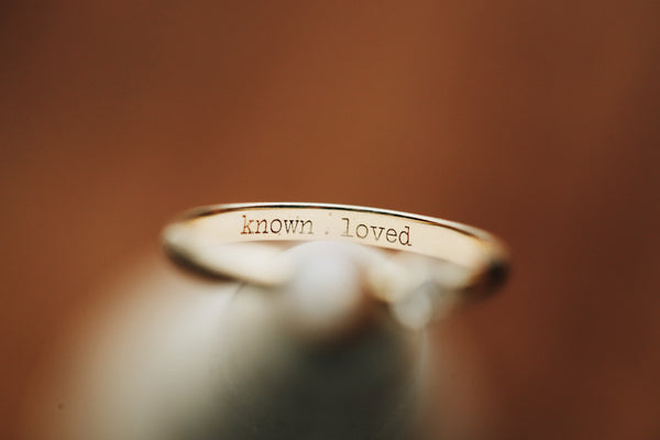 Engraved band upgrade