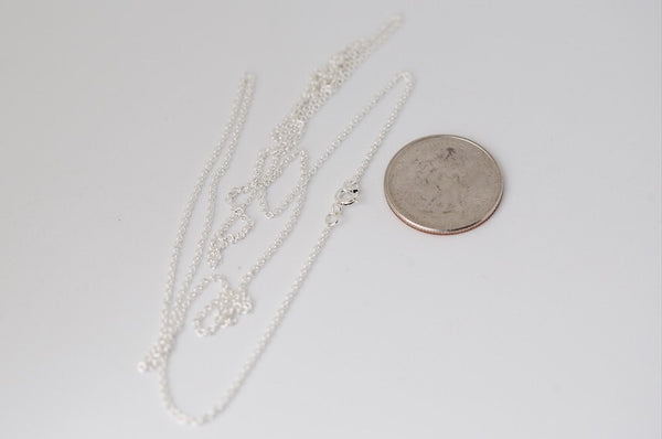 Cable Chain- 1mm gold filled and silver
