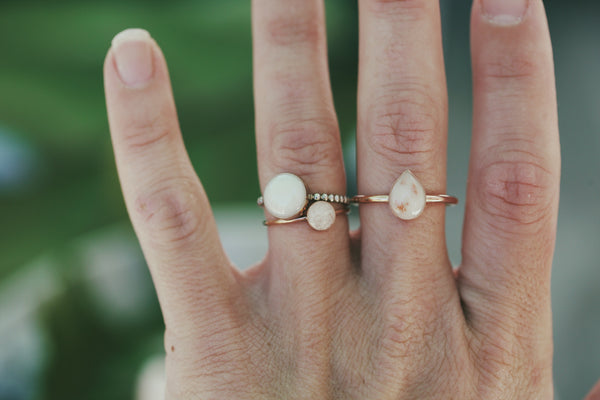 Beaded Band Ring