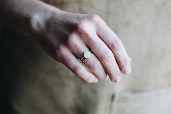 Double Band Keepsake Ring
