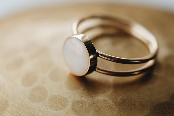 Double Band Keepsake Ring