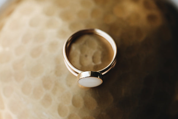 Double Band Keepsake Ring