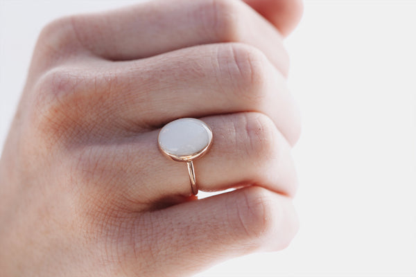 Oval Keepsake Ring