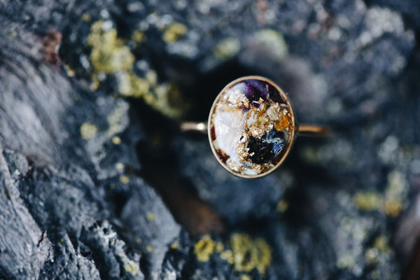 Oval Keepsake Ring