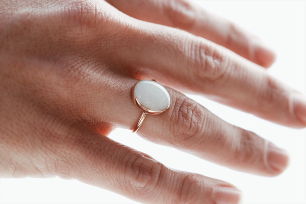Oval Keepsake Ring